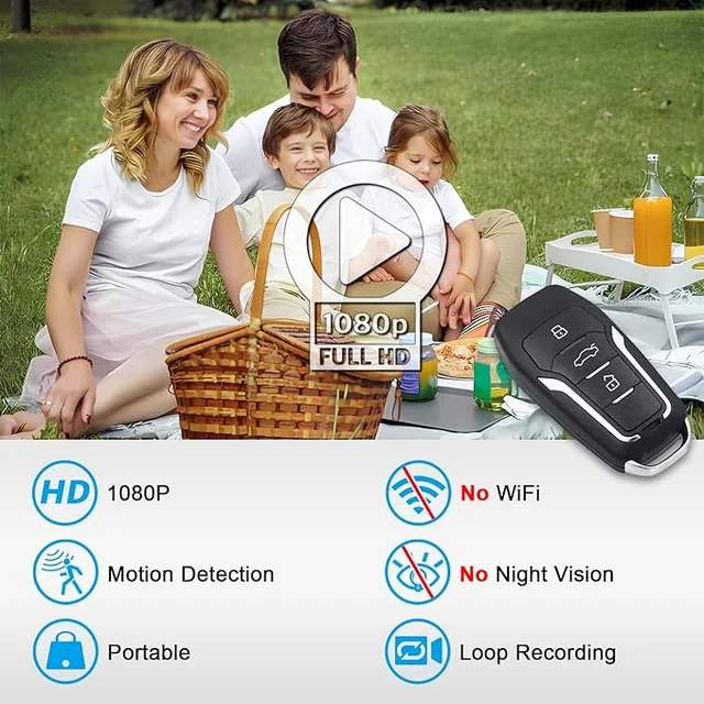 SAFETY NET, SPY CAMERA Non WiFi 3 Buttons Smart Remote Control Key Original Unixersal Smart Key Remote for Security Control Camera