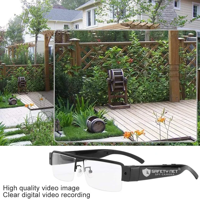 SAFETYNET 1080p Hd Digital Video Pocket Camera Glasses Mini Camera Eyewear Dvr Eyeglass Video Recorder Portable Camcorder Mini Camera Eyewear With Box Hidden Camera