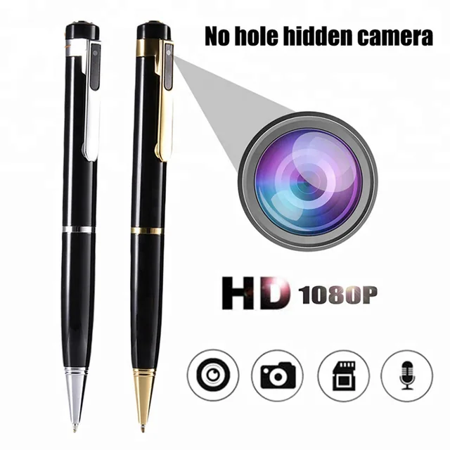 SAFETYNET Mini Hidden Camera Pen Spy Camera HD 1080P Video Audio Recorder, Spy Gadget Body Pen Camera Portable Pocket Camera Support  128GB SD Card (Not Included) Security Cam