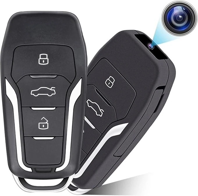 SAFETY NET, SPY CAMERA Non WiFi 3 Buttons Smart Remote Control Key Original Unixersal Smart Key Remote for Security Control Camera
