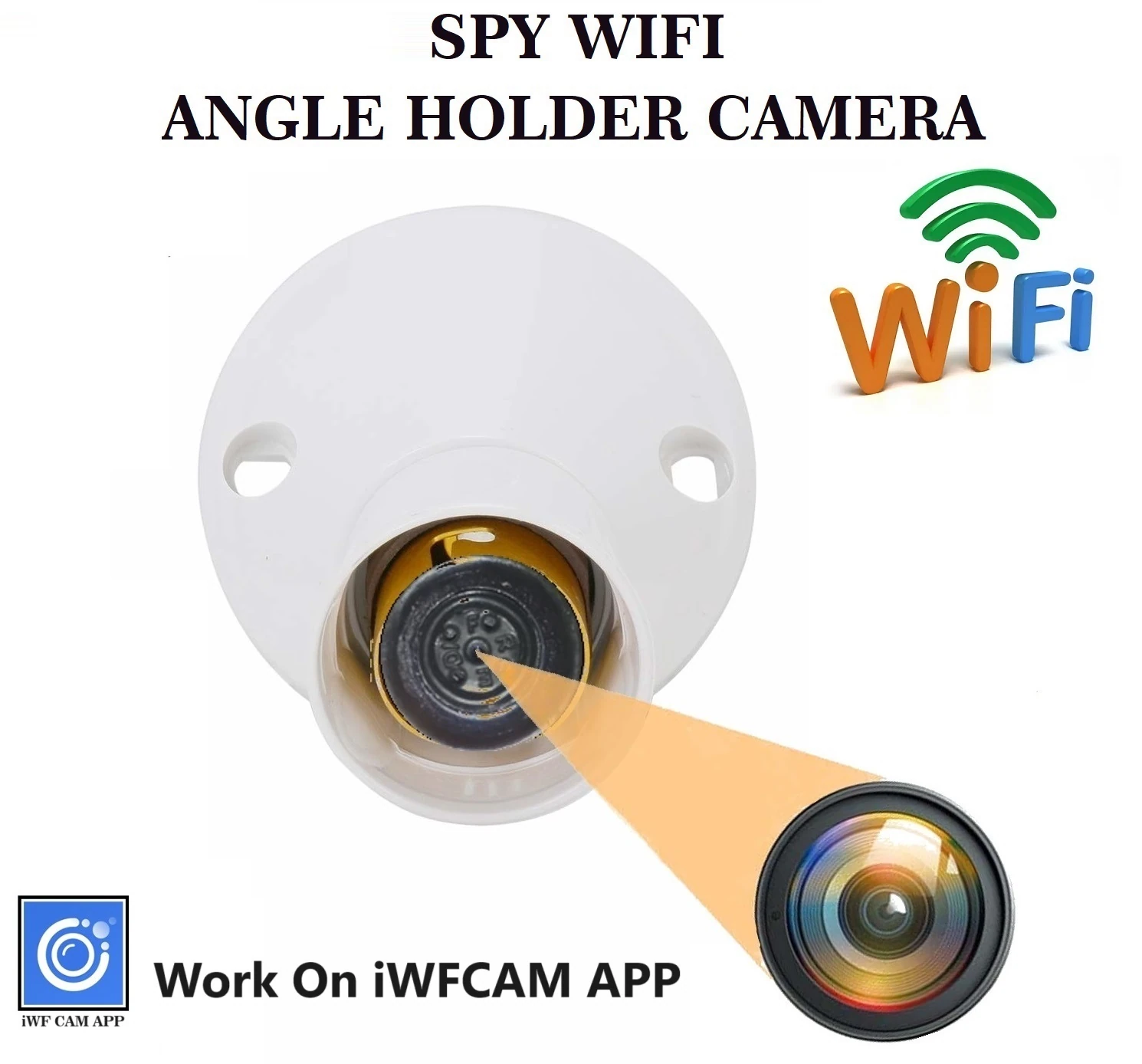 CAM 360 Hottest 4K WiFi Holder Camera in Model HD Audio Video Recording Watch Live 24 Hours Small Surveillance Security Camera for Home Nanny Hidden Wireless Camera