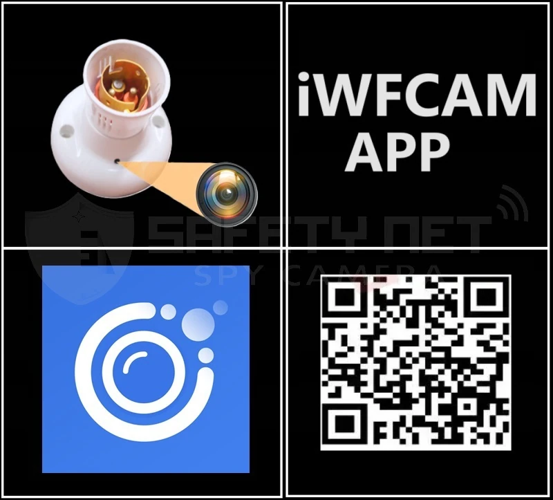 Safety Net 4K Spy WiFi Holder Hidden HD Mini Spy cam 1080p Audio Video Recording Watch Live 24 Hours Small Surveillance Security Hidden Wireless Spy Camera Camera for Office Nanny ( iWFCAM APP)