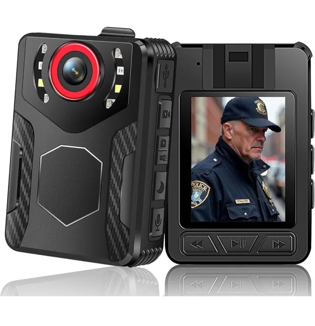 SAFETYNET SF-01 Body Worn Camera – 1080P Full HD Wearable Video & Audio Recorder with 2.0" LCD Screen, Clip-On Design, Rotatable Lens, 32GB–256GB Support