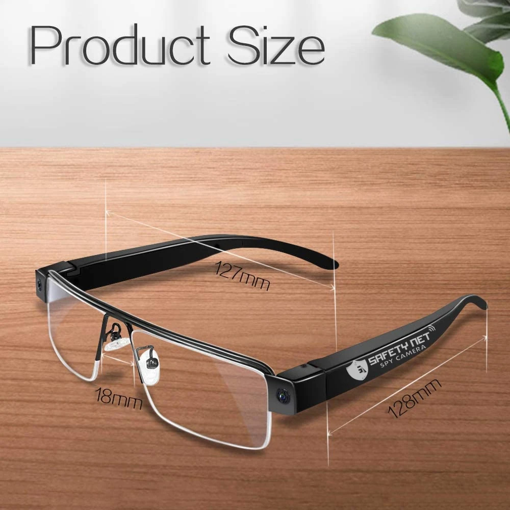 SAFETYNET 1080p Hd Digital Video Pocket Camera Glasses Mini Camera Eyewear Dvr Eyeglass Video Recorder Portable Camcorder Mini Camera Eyewear With Box Hidden Camera