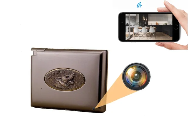 SAFETYNET 4K New Wi-Fi Spy Cigarette Box Camera Wireless Hidden Cameras, Ultra HD Secret Spy Cam with Phone App iWFCAM APP Live Stream for Home Security